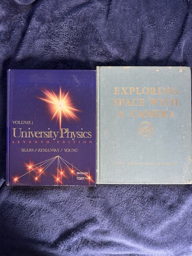 Book physics space hardcover - 2-book, physics/space