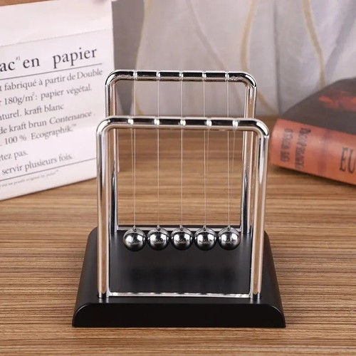 Newton cradle desk toy steel - toy,